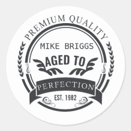 Geavanceerd Ronde Sticker