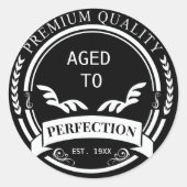 Geavanceerd Ronde Sticker (Voorkant)