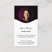 Geavanceerd Visitekaartje voor familielid Klantenkaartje (Achterkant)