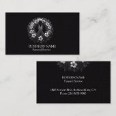 Geavanceerd zwart visitekaartje (Voorkant / Achterkant)