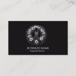 Geavanceerd zwart visitekaartje