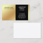 Geavanceerd zwart wit design modern bedrijf visitekaartje (Voorkant / Achterkant)