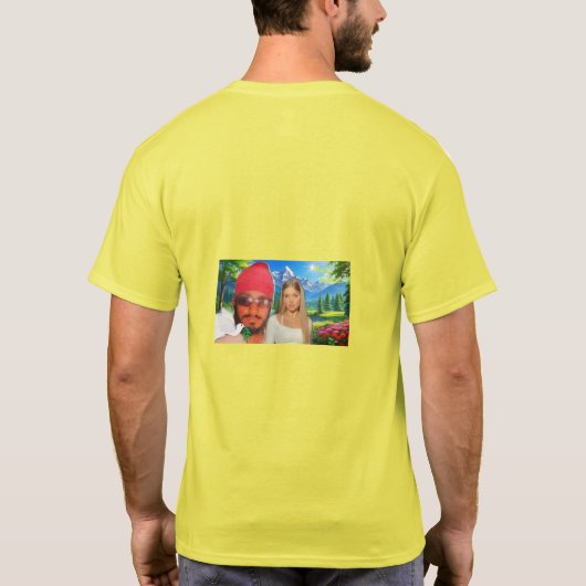 👕✨ Geavanceerde aangepaste T-shirts: een samenloo T-shirt (Achterkant)