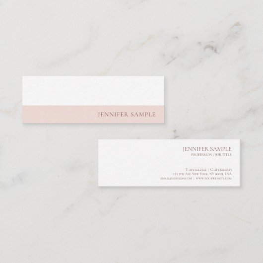 Geavanceerde aangepaste trend voor grafische Sjabl Mini Visitekaartje (Voorkant / Achterkant)