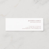 Geavanceerde aangepaste trend voor grafische Sjabl Mini Visitekaartje (Achterkant)