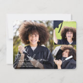 Geavanceerde Afstuderen fotocollage Bedankkaart (Voorkant)