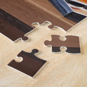 Geavanceerde architect Cat Ginger Kitten Art Legpuzzel (Zijkant)