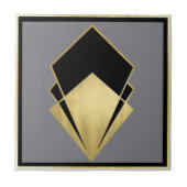 Geavanceerde Art Deco-keramische tapijten Tegeltje (Voorkant)