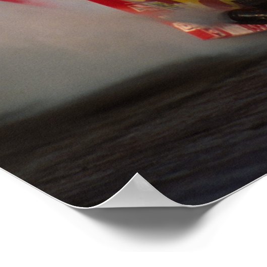 Geavanceerde auto-onderdelentop - Funny Car Print (Hoek)