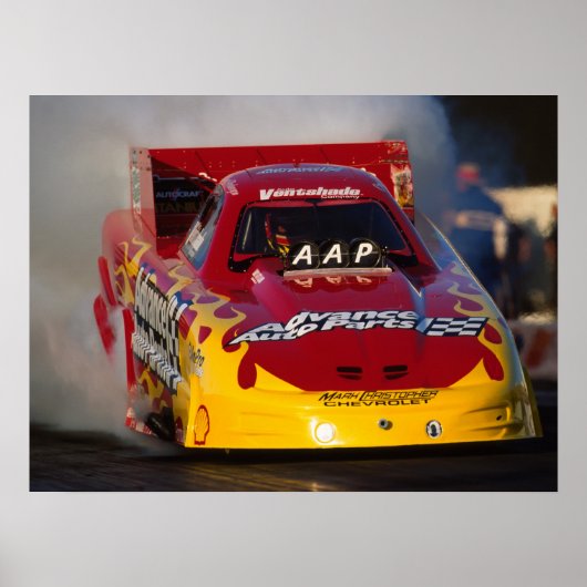 Geavanceerde auto-onderdelentop - Funny Car Print (Voorkant)