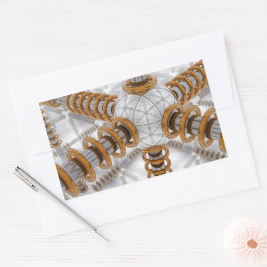 Geavanceerde automatisering rechthoekige sticker (Envelop)