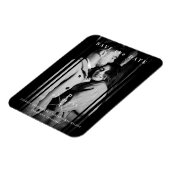 Geavanceerde B&W-foto Engaged Couple Wedding Magneet (Linkerzijde)