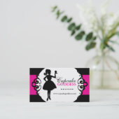 Geavanceerde Bakkerij- en Cupcake-Visitekaartje Visitekaartje (Staand voorkant)