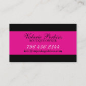 Geavanceerde Bakkerij- en Cupcake-Visitekaartje Visitekaartje (Achterkant)