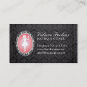 Geavanceerde Bakkerij- en Cupcake-Visitekaartje Visitekaartje (Achterkant)