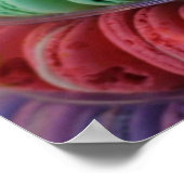 Geavanceerde bakkerijproducten Franse macrotower Poster (Hoek)