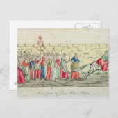 Geavanceerde bewaking van de vrouwen die naar briefkaart (Voorkant / Achterkant)