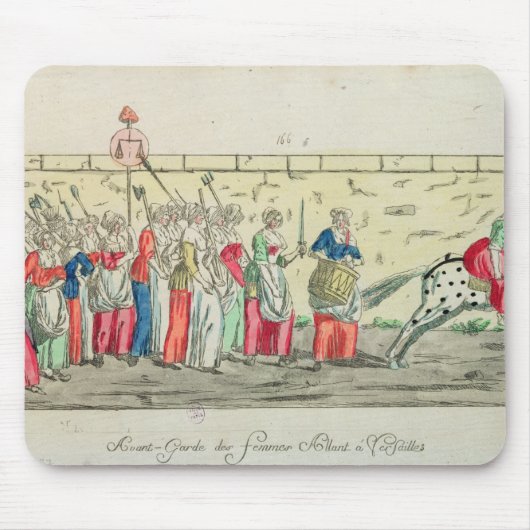 Geavanceerde bewaking van de vrouwen die naar muismat (Voorkant)