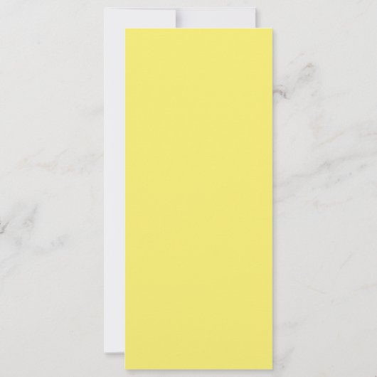 Geavanceerde Black and Yellow Engagement Party Kaart (Achterkant)