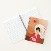 Geavanceerde BOHO Aziatisch-geïnspireerd onderwerp Notitieboek (Binnen)