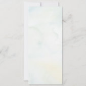 Geavanceerde bruiloft Design Kaart (Achterkant)