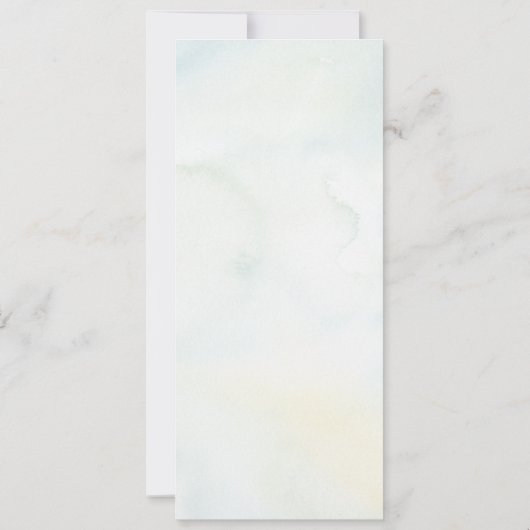 Geavanceerde bruiloft Design Kaart (Achterkant)