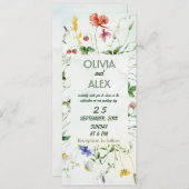 Geavanceerde bruiloft Design Kaart (Voorkant / Achterkant)