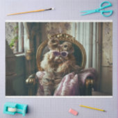 Geavanceerde Cat Decoupage Tissuepapier (Craft)