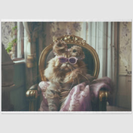 Geavanceerde Cat Decoupage Tissuepapier