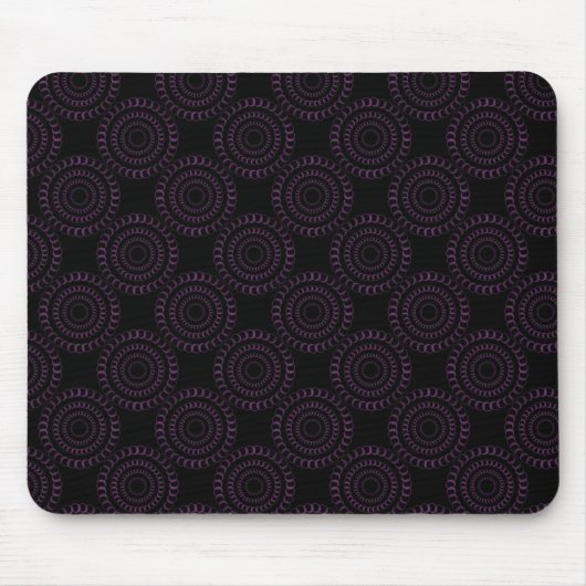 Geavanceerde Chic Mousepad, Paars Muismat (Voorkant)