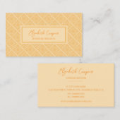 Geavanceerde Cream Lace Visitekaartje (Voorkant / Achterkant)