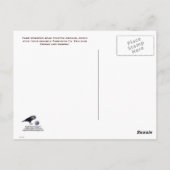 Geavanceerde drempelwaarde Co.-stoomtractiemotor Briefkaart (Achterkant)