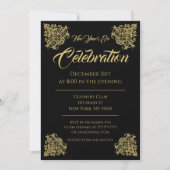 Geavanceerde Elegance Party uitnodiging (Voorkant)