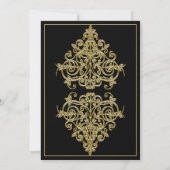 Geavanceerde Elegance Party uitnodiging (Achterkant)