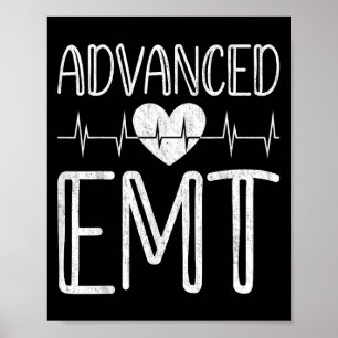 Geavanceerde EMT - Emergency Medical Technician EM Poster