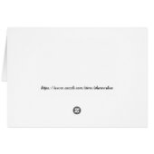 Geavanceerde Floral Painting Notecard (Achterkant Horizontaal)