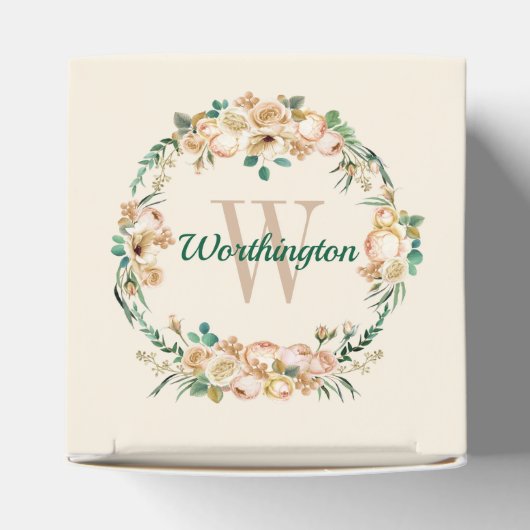 Geavanceerde Floral Small Gift Box Bedankdoosjes (Bovenkant)