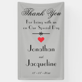 Geavanceerde foto-achtergrond van moderne bruiloft spandoek