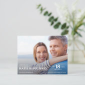 Geavanceerde foto save the date (Staand voorkant)