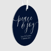 Geavanceerde foto voor moderne vrede en vrolijk ke ornament (voorkant)