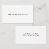 Geavanceerde, geavanceerde, moderne, professionele visitekaartje (Voorkant / Achterkant)