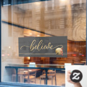 Geavanceerde GELOOFWAARDIGE Jingle Bell-kerst Raamsticker (Cafe Raam)