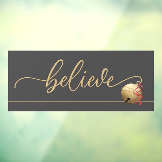 Geavanceerde GELOOFWAARDIGE Jingle Bell-kerst Raamsticker (Vel 3)