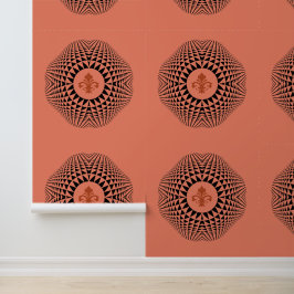 Geavanceerde geometrische patroon behang
