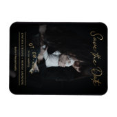 Geavanceerde Golden Script Photo LGTB Wedding Magneet (Horizontaal)