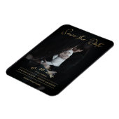 Geavanceerde Golden Script Photo LGTB Wedding Magneet (Linkerzijde)