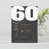 Geavanceerde gouden kalligrafie Verjaardag uitnodi Kaart (Staand voorkant)