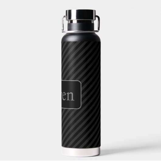 Geavanceerde grijs- en zwarttinten op maat waterfles (Achterkant)