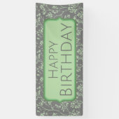 Geavanceerde Happy Birthday-banner Spandoek (Verticaal)