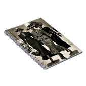 Geavanceerde Harlem Renaissance Dames Notitieboek (Rechterzijde)